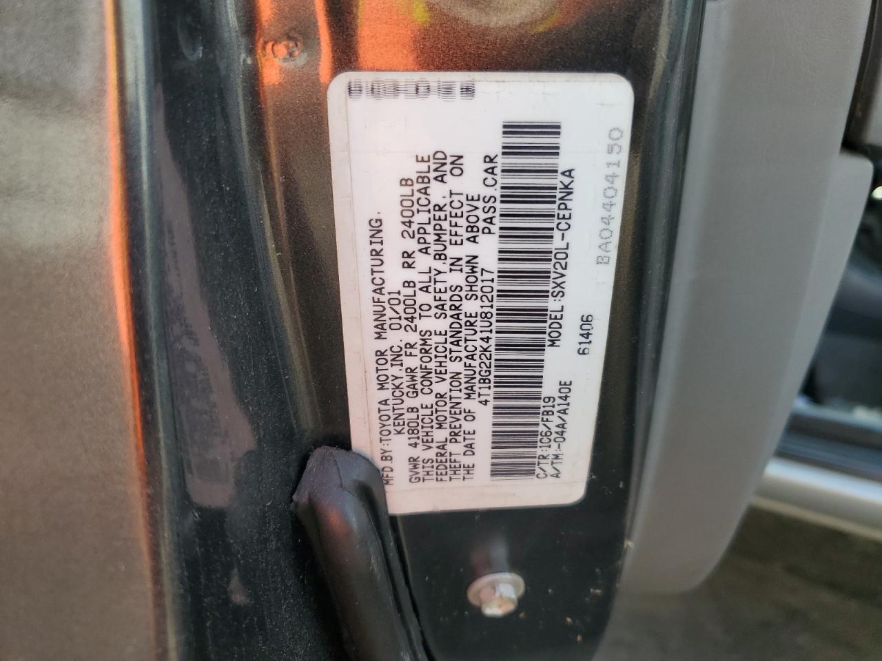 2001 Toyota Camry - Image 12