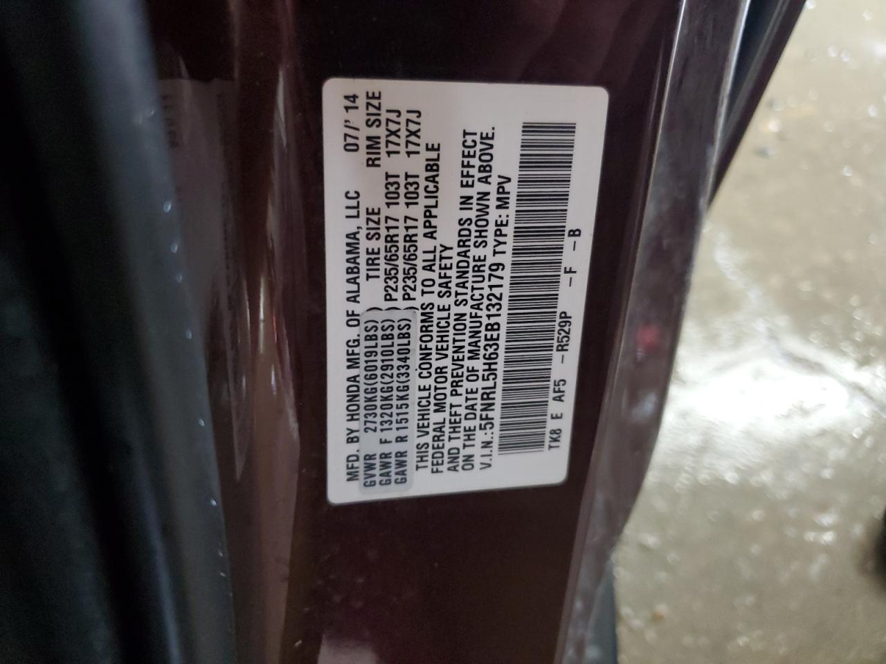 2014 Honda Odyssey - Image 14