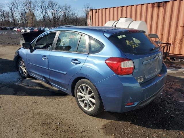  SUBARU IMPREZA 2014 Blue