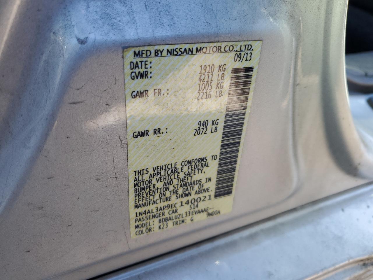 2014 Nissan Altima - Image 12