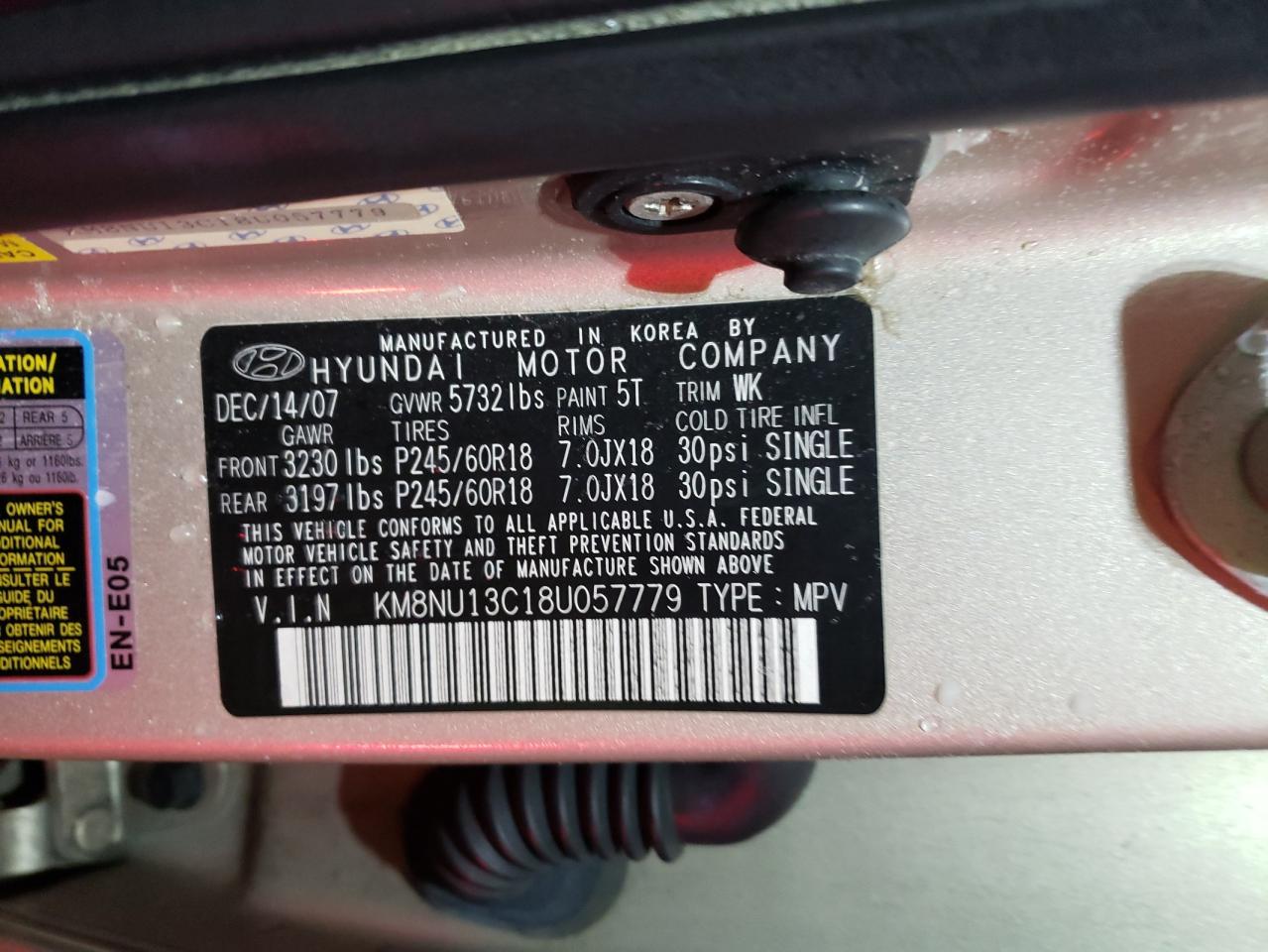 2008 Hyundai Veracruz - Image 13