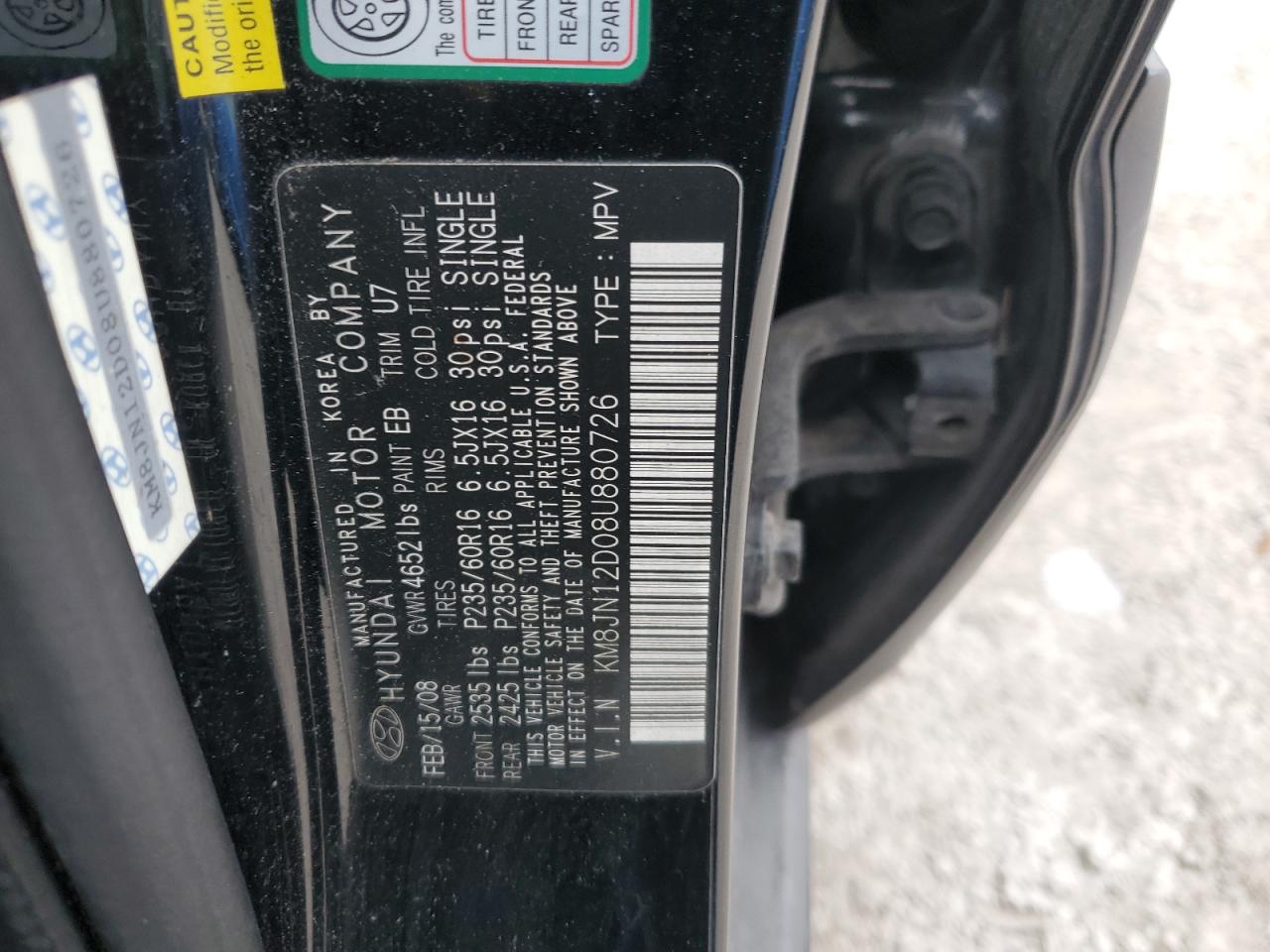 2008 Hyundai Tucson - Image 15