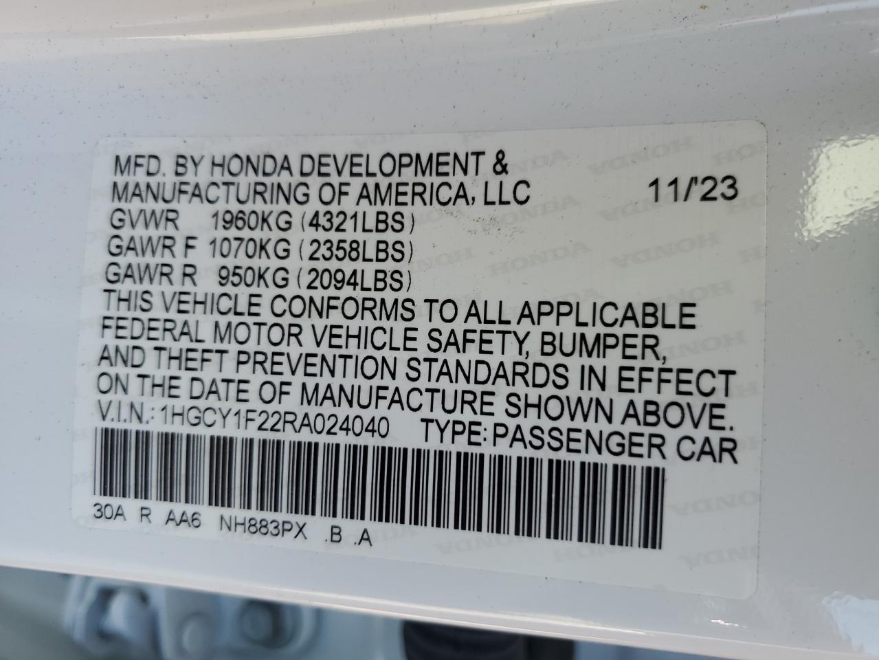 2024 Honda Accord - Image 12