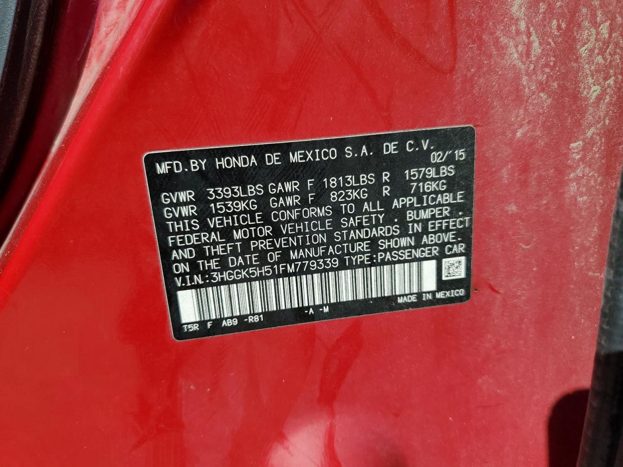 2015 Honda Fit - Image 12