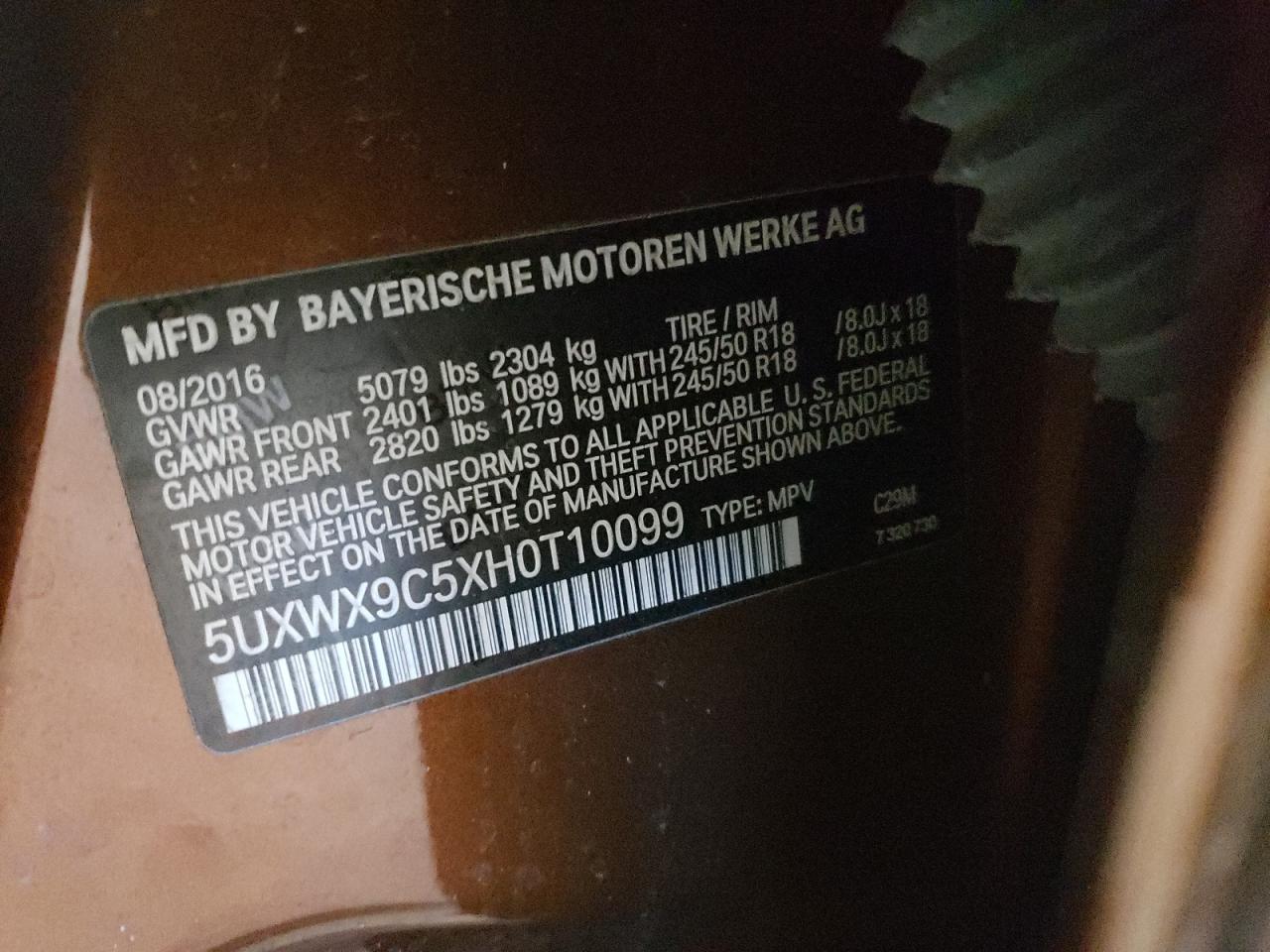 2017 BMW X3 - Image 14