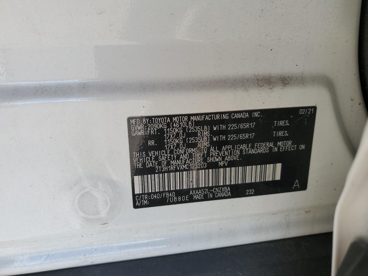 2021 Toyota RAV 4 - Image 14