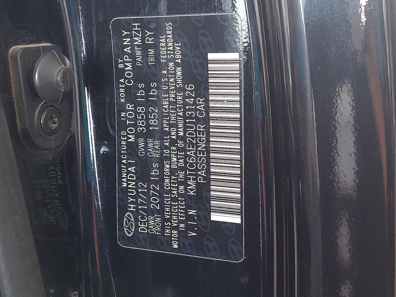KMHTC6AE2DU131426 - 2013 Hyundai Veloster - #45611955