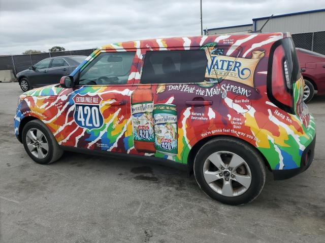  KIA SOUL 2018 Czerwony