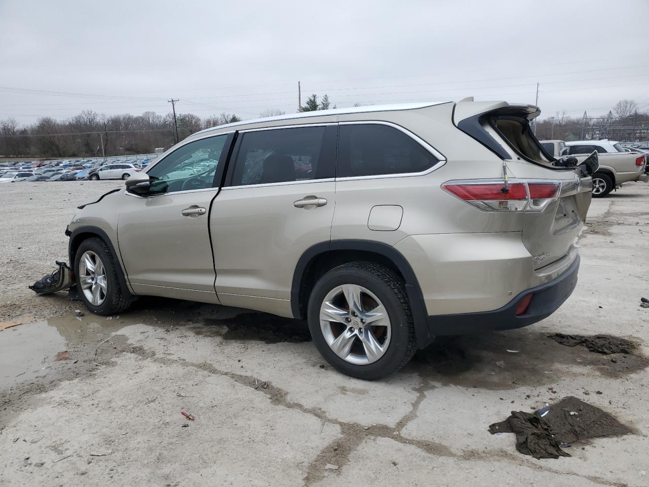 2014 Toyota Highlander Limited VIN: 5TDDKRFH0ES017821 Lot: 43448815