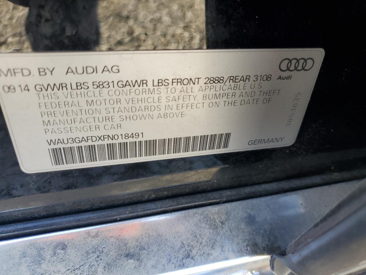 2015 Audi A8 - Image 12