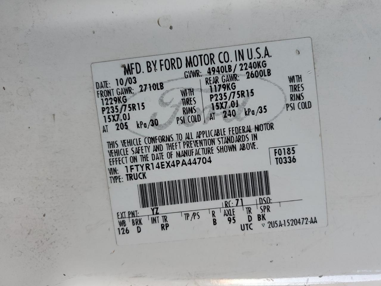 2004 Ford Ranger - Image 12