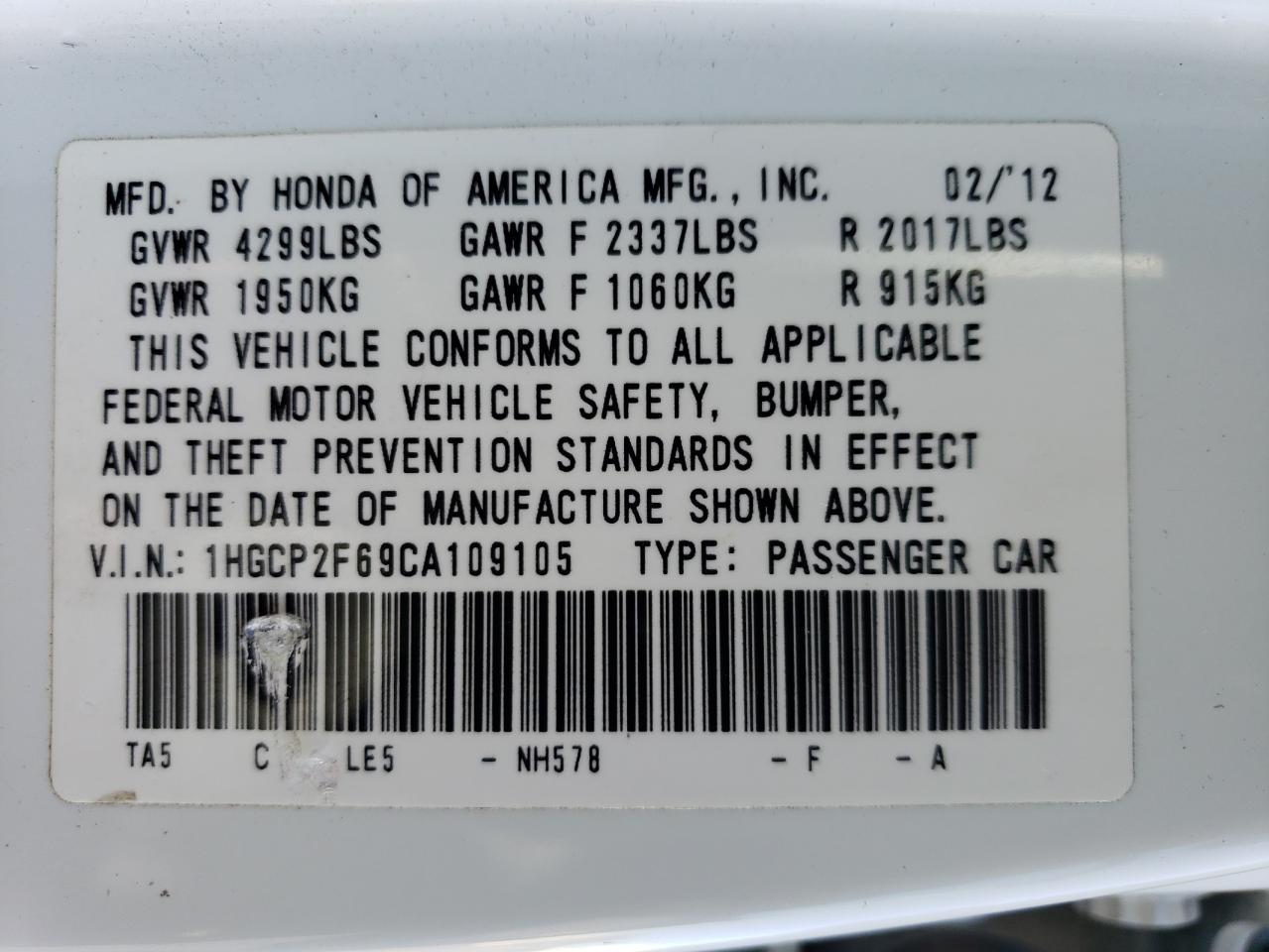 2012 Honda Accord - Image 13