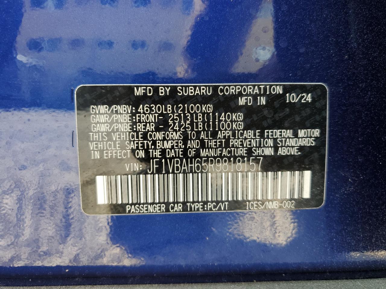 2024 Subaru WRX - Image 15
