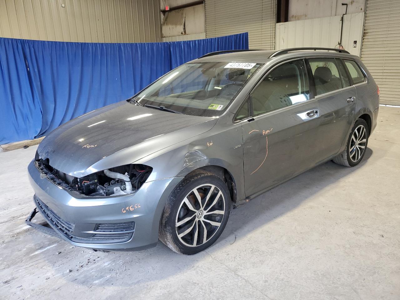 2016 Volkswagen Golf Sportwagen S de vânzare în Hurricane, WV - All Over