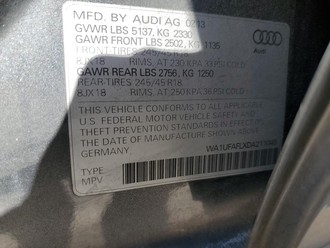 2013 Audi A4 - Image 12