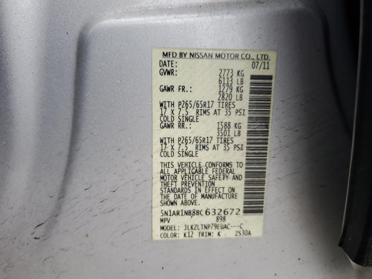 2011 Nissan Pathfinder - Image 15