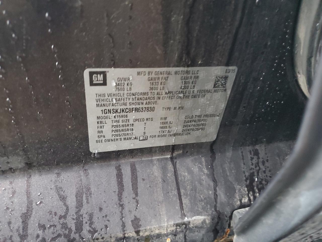 2015 Chevrolet Suburban - Image 13