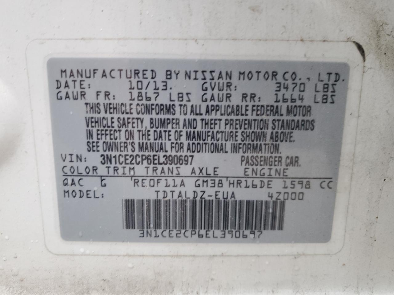 2014 Nissan Versa - Image 12