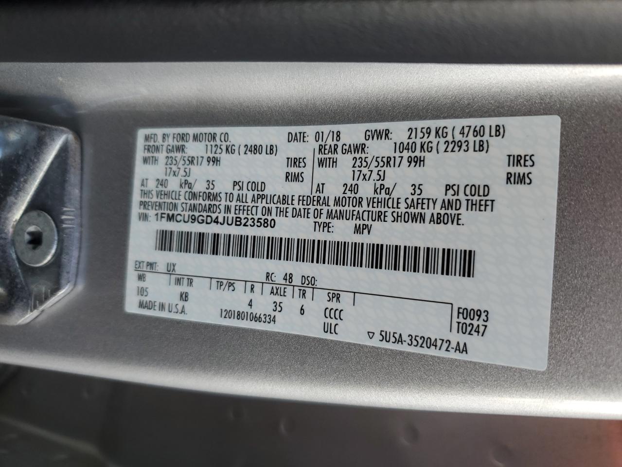 2018 Ford Escape - Image 13
