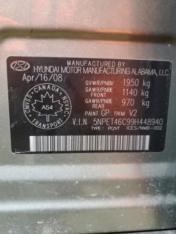 2009 HYUNDAI SONATA GLS