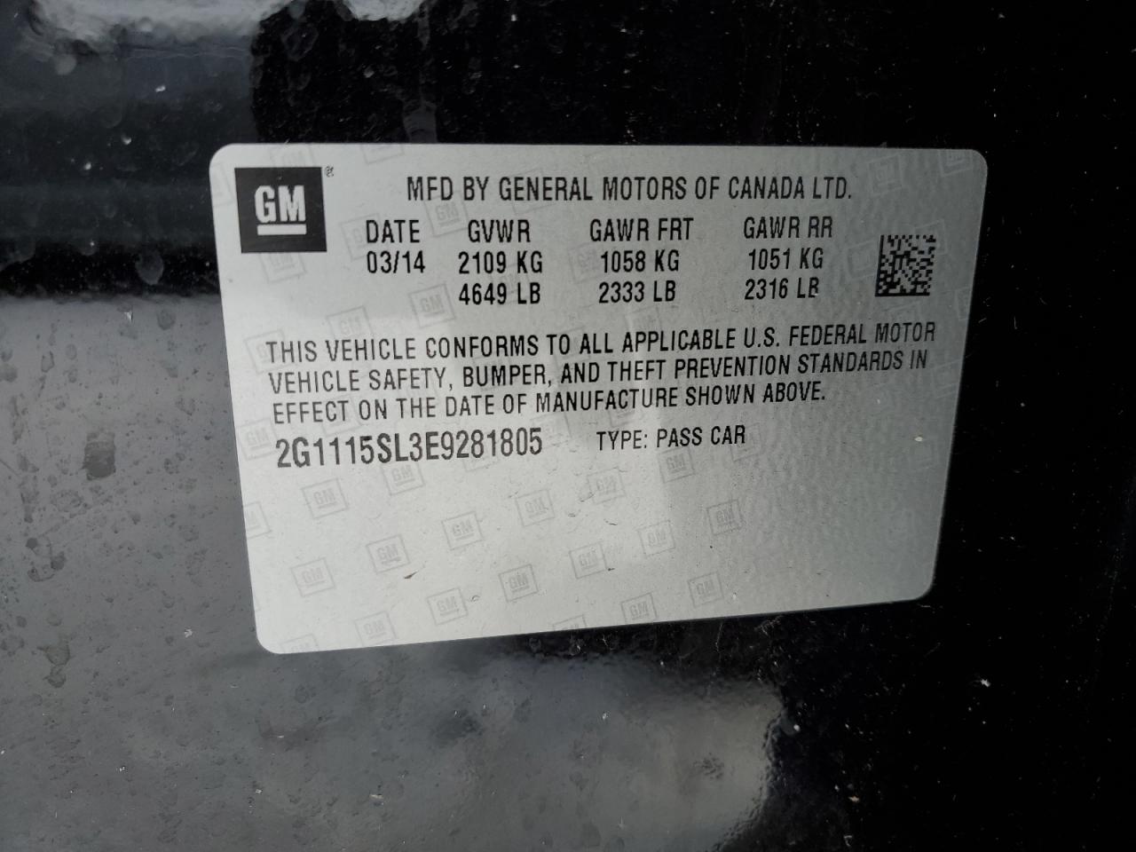2014 Chevrolet Impala - Image 12