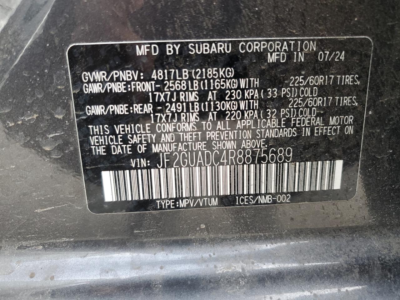 2024 Subaru XV - Image 14