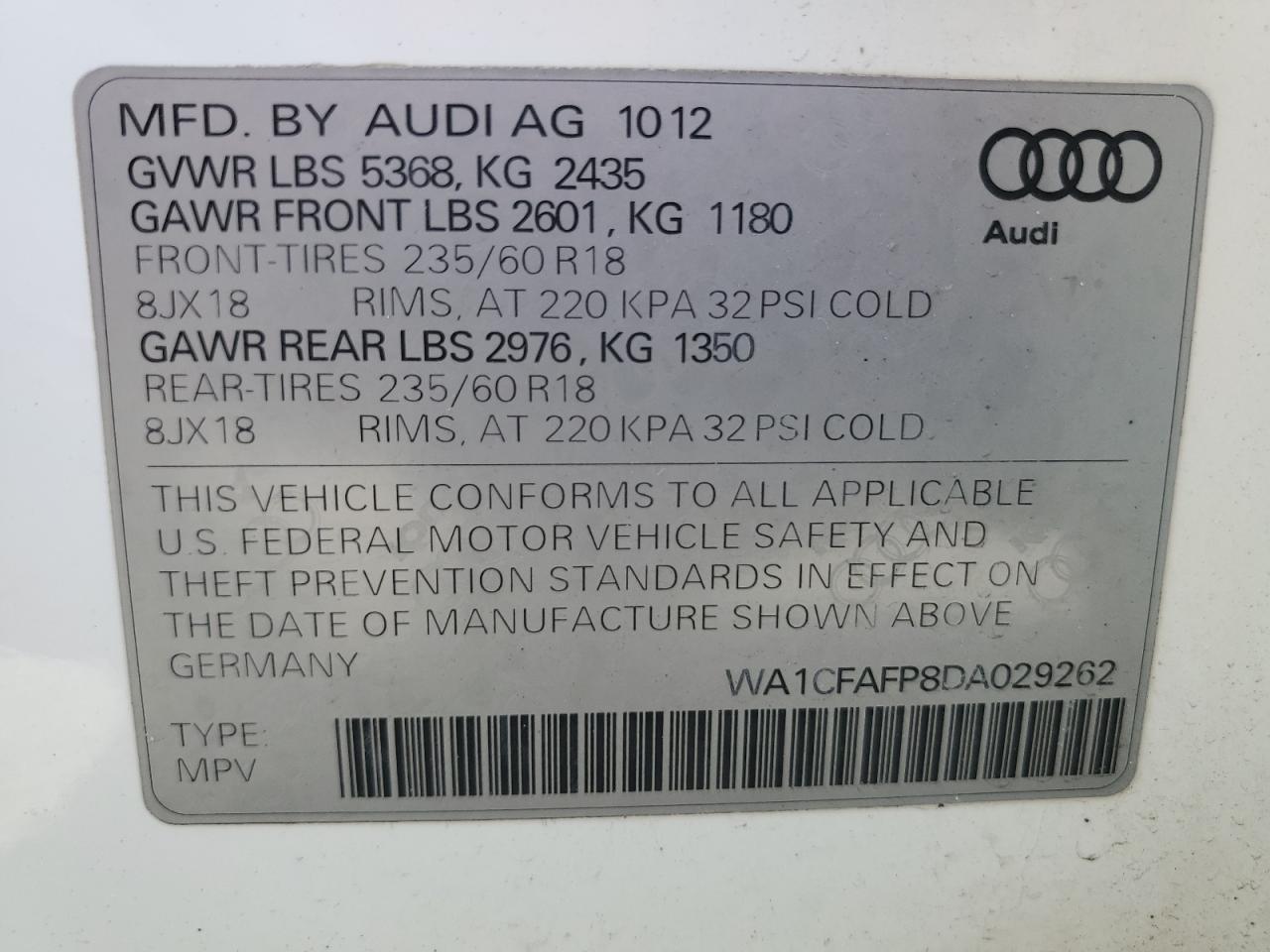 2013 Audi Q5 - Image 13