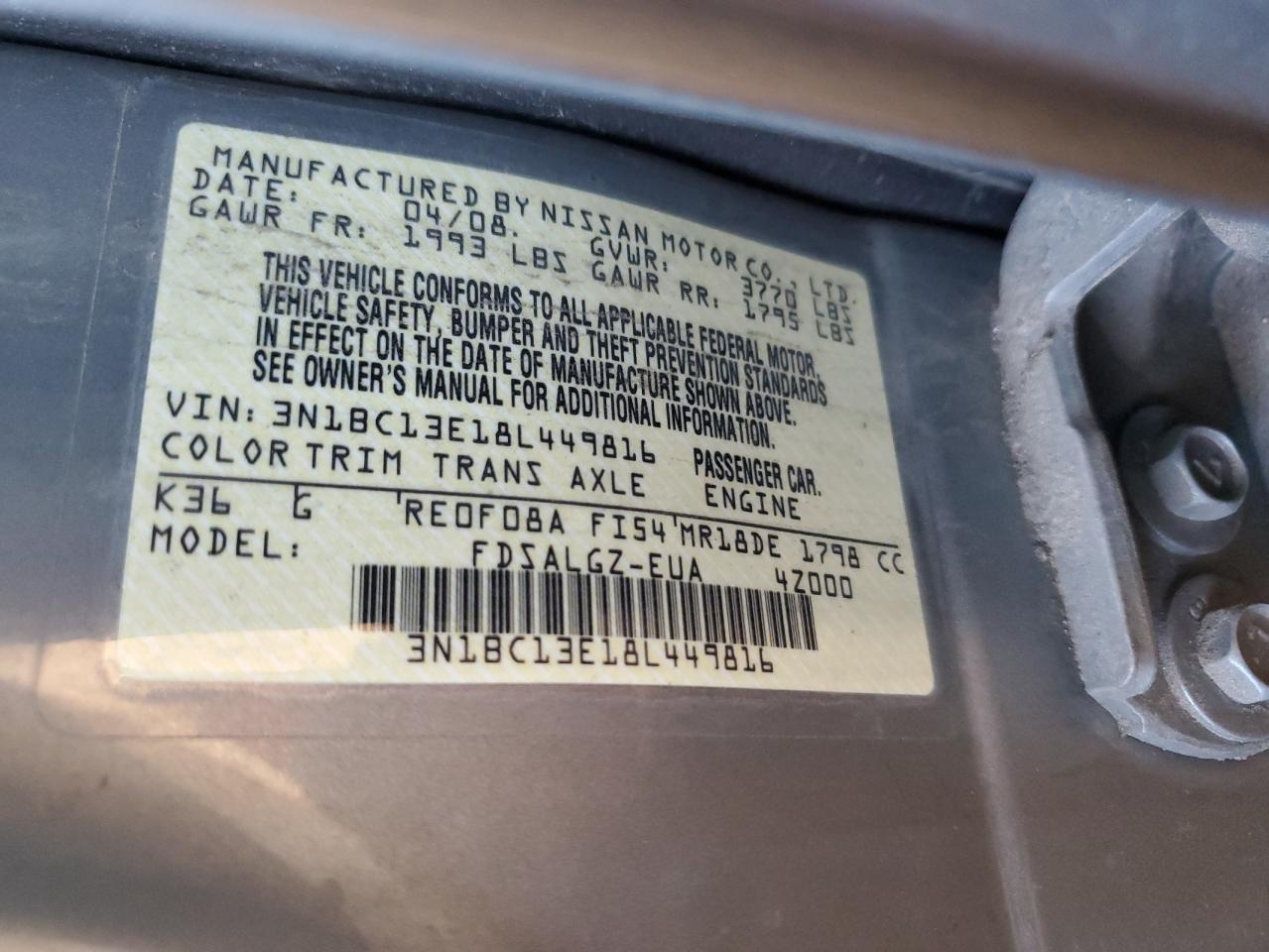 2008 Nissan Versa - Image 12