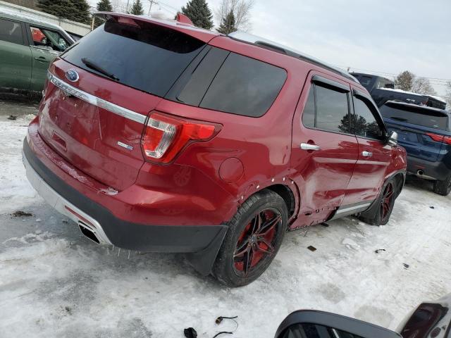  FORD EXPLORER 2017 Red