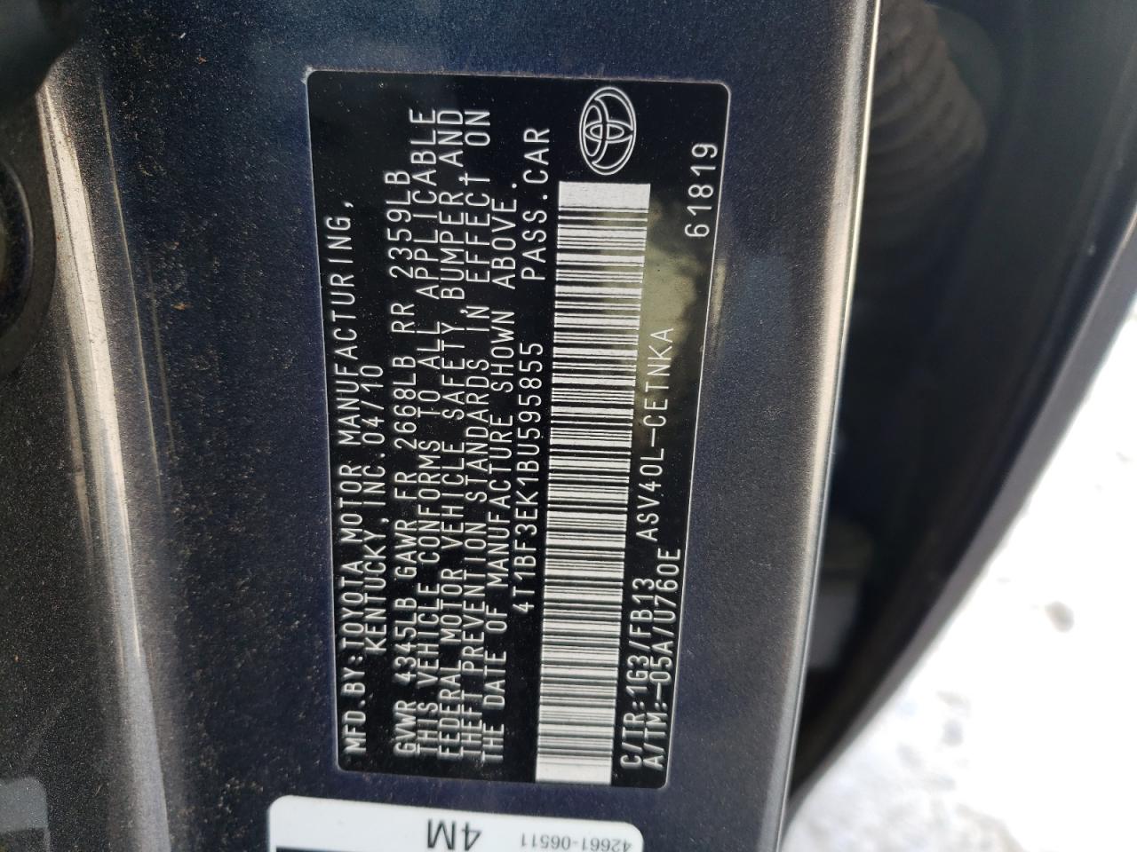 2011 Toyota Camry - Image 13