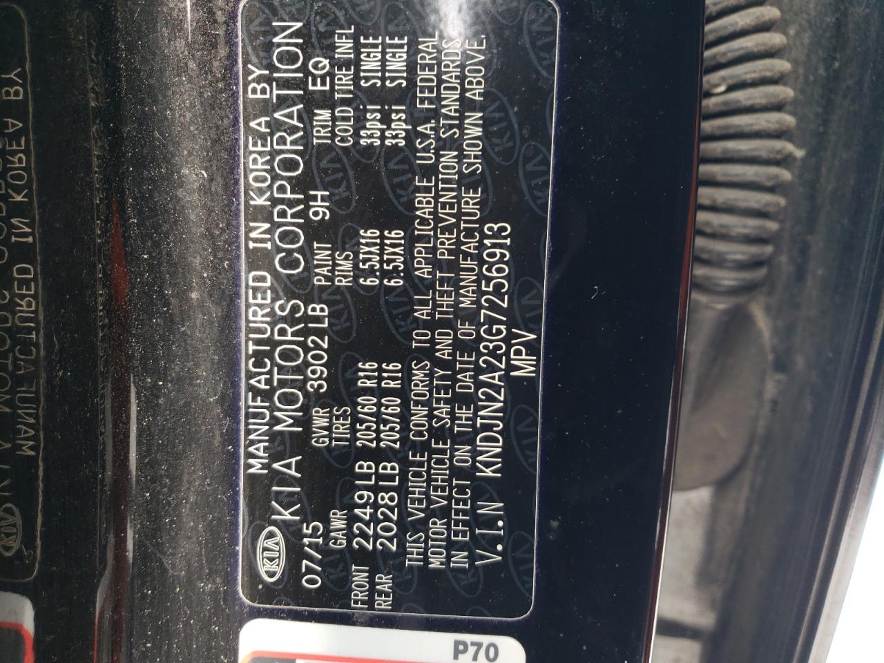 2016 Kia Soul - Image 13