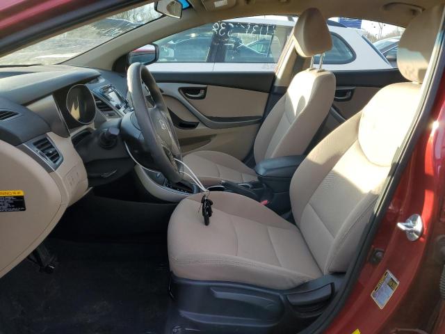  HYUNDAI ELANTRA 2016 Бургунді
