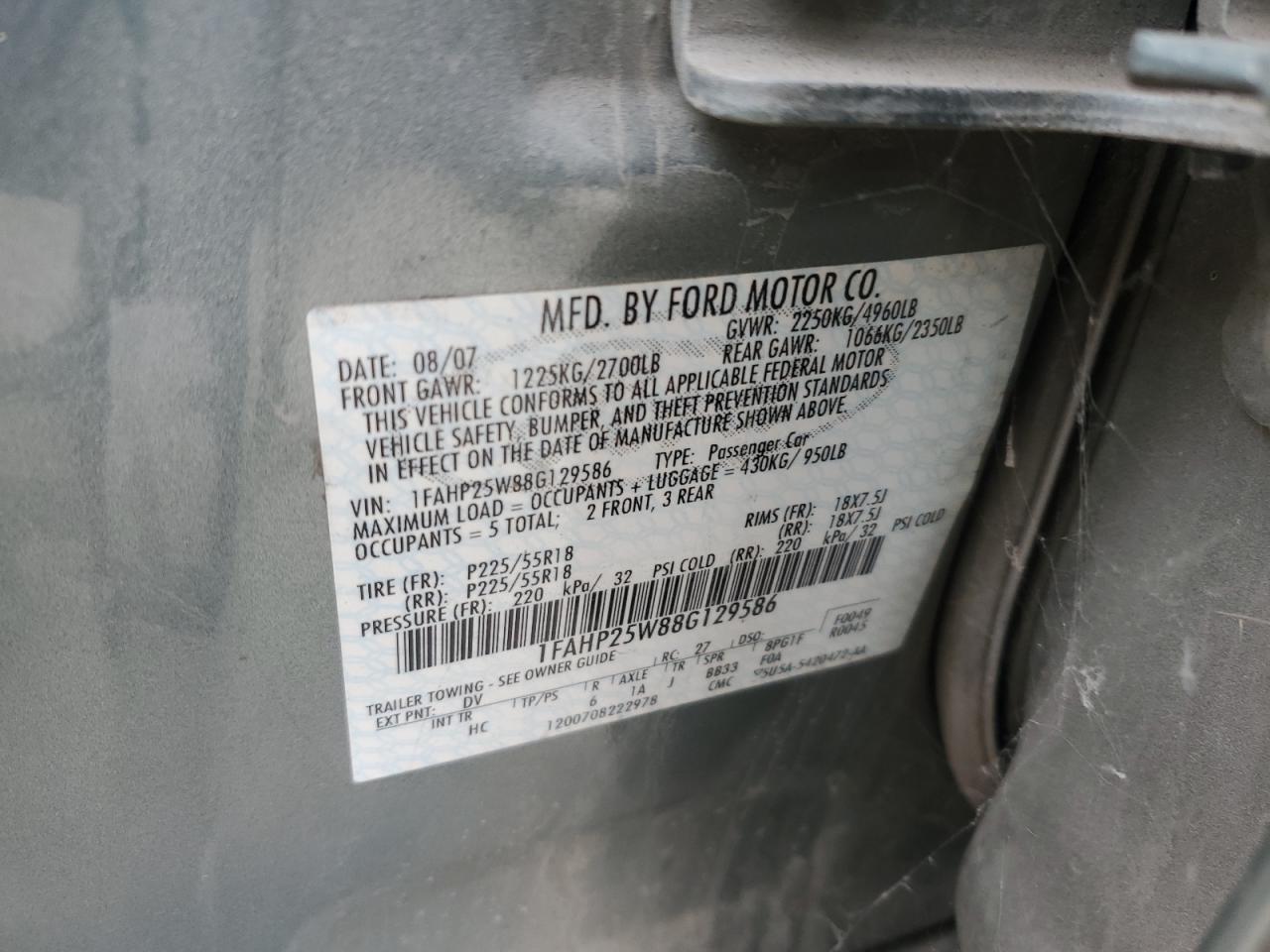 2008 Ford Taurus - Image 12