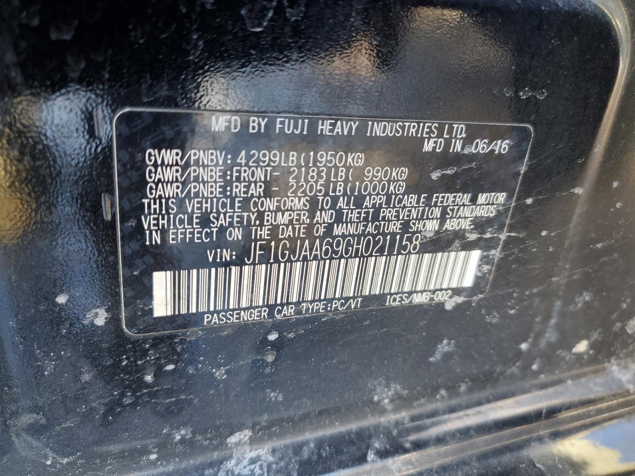 2016 Subaru Impreza - Image 12