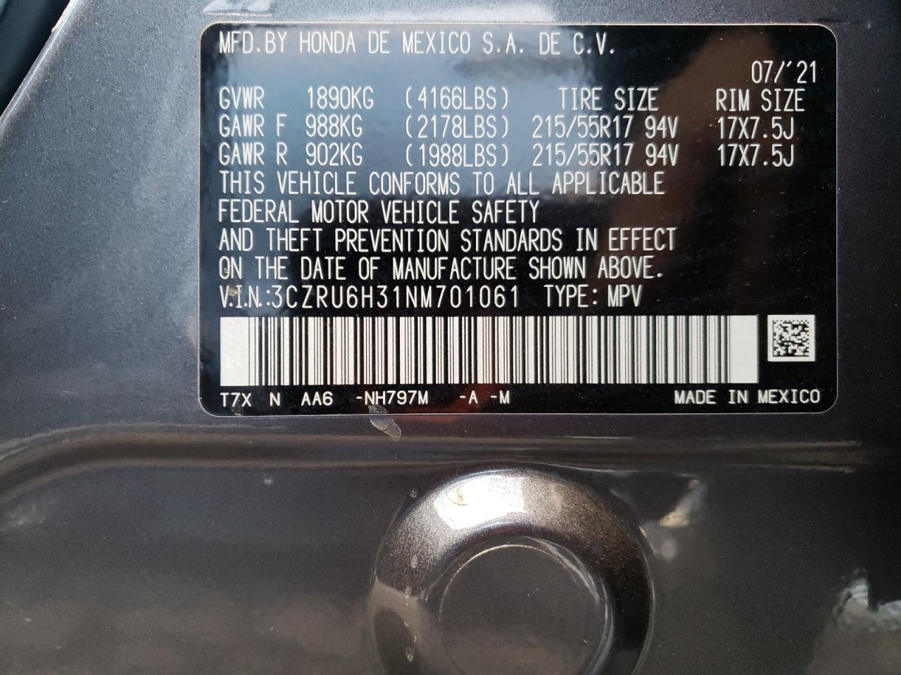 2022 Honda HR-V - Image 12