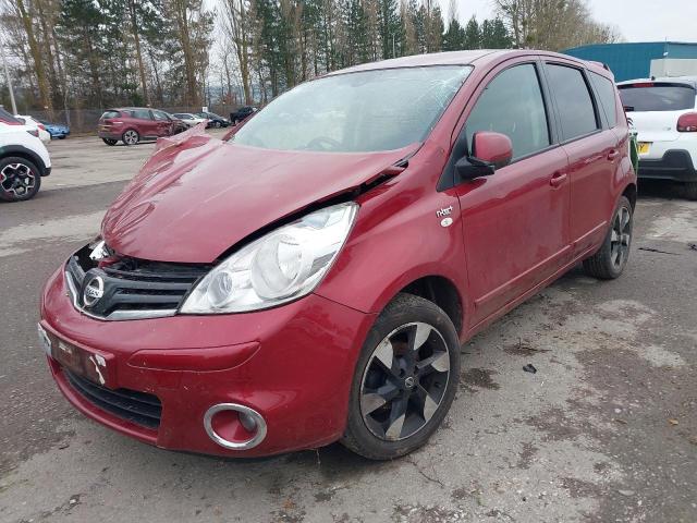 2012 NISSAN NOTE N-TEC for sale at Copart GLOUCESTER