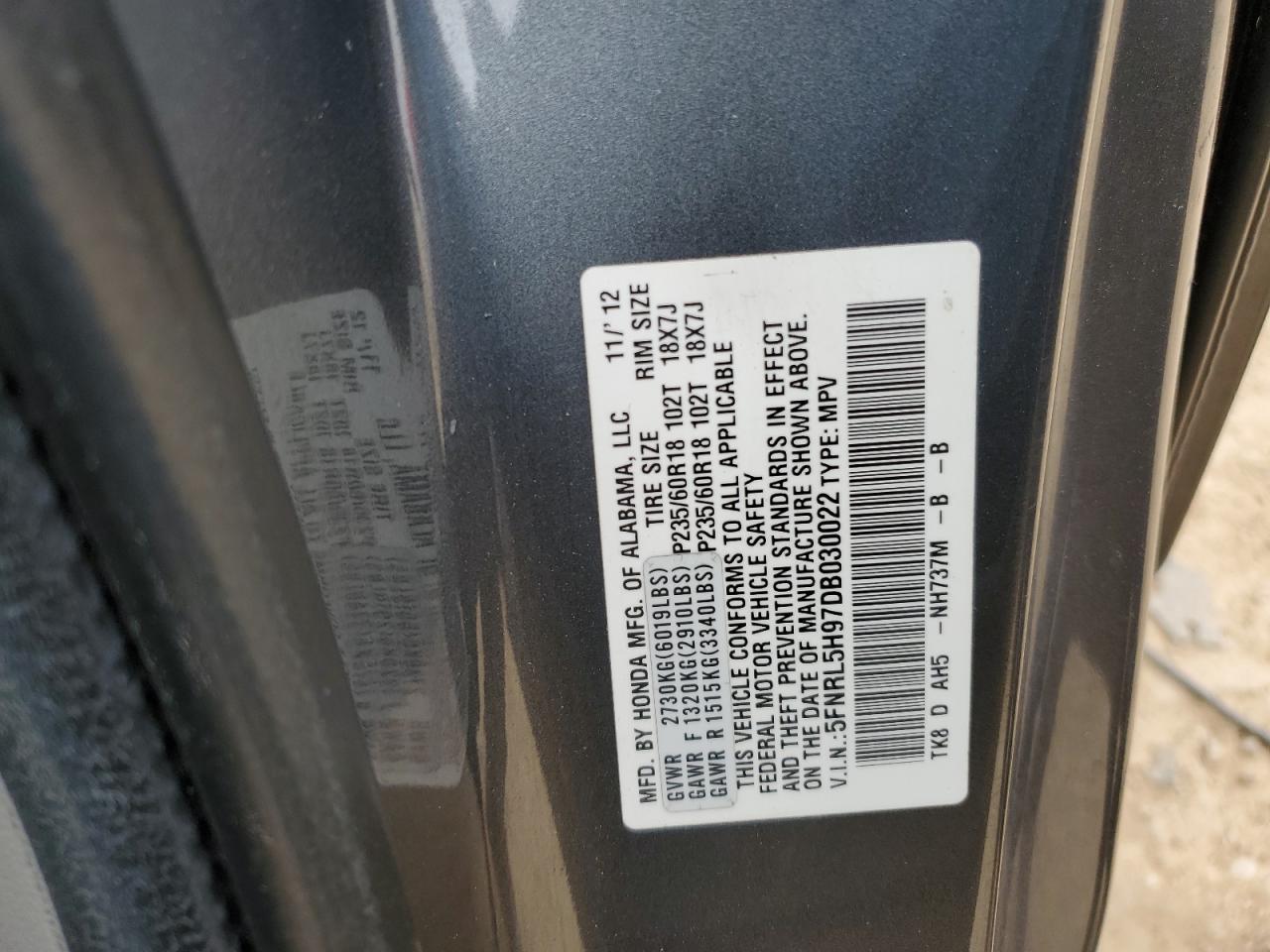 2013 Honda Odyssey - Image 16
