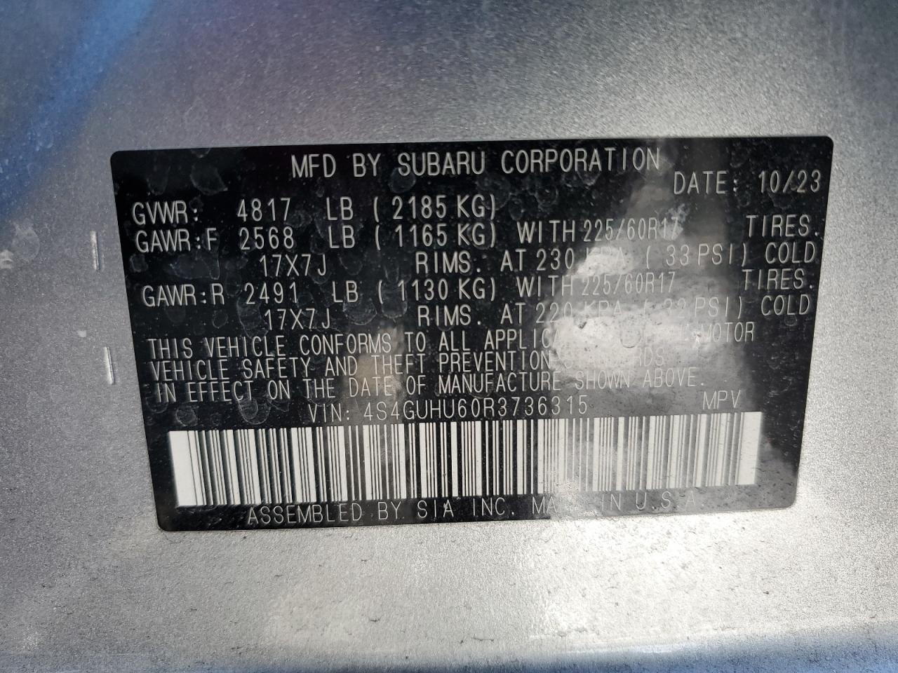 2024 Subaru XV - Image 12