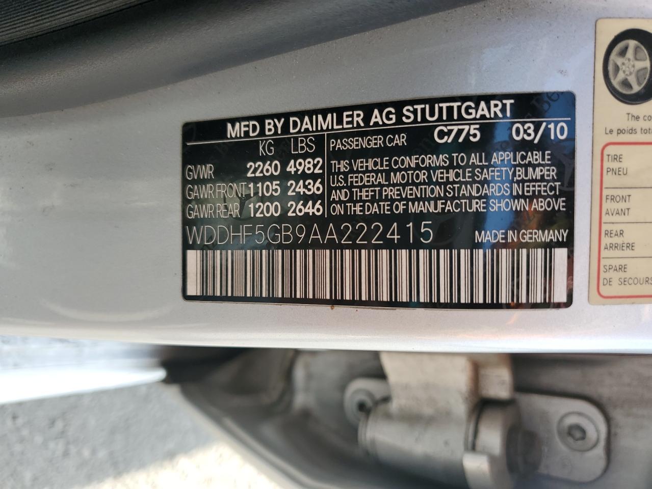 2010 Mercedes-Benz E-klasse - Image 12