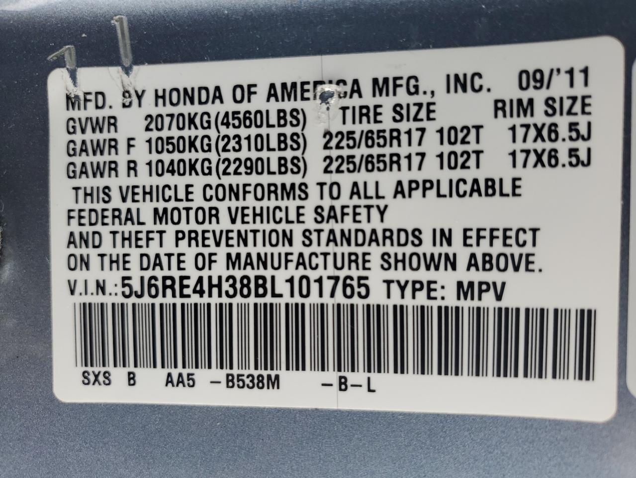 2011 Honda CR-V - Image 14