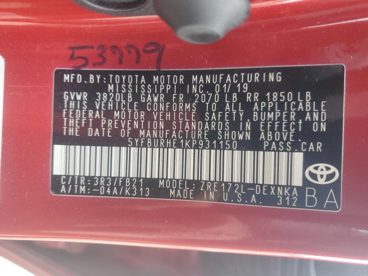 2019 Toyota Corolla - Image 12