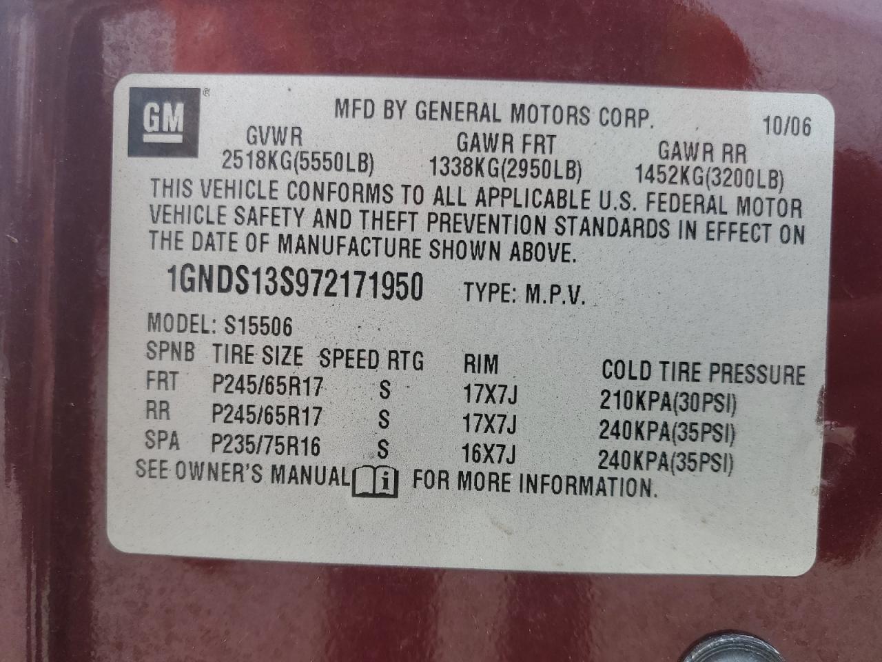 2007 Chevrolet TrailBlazer - Image 14