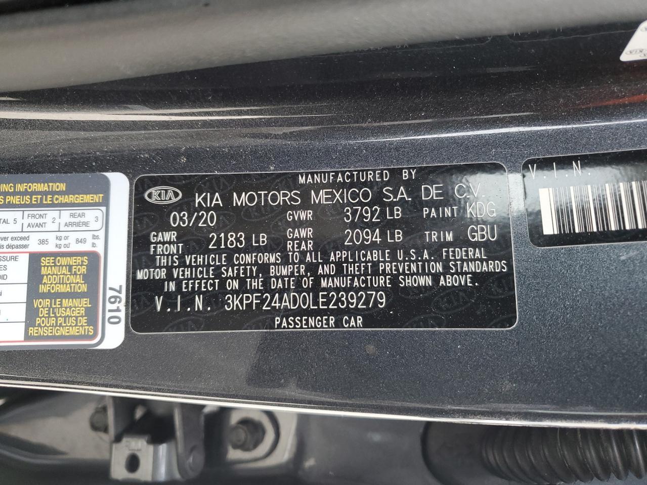 2020 Kia Forte - Image 13