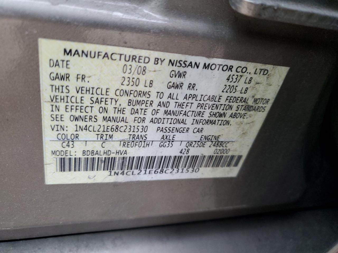 2008 Nissan Altima - Image 14