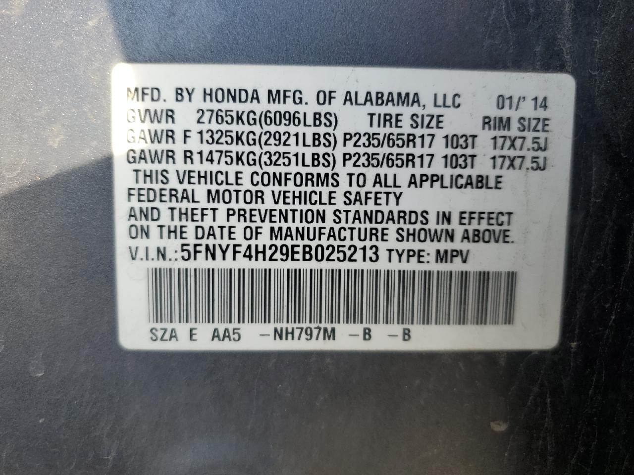 2014 Honda Pilot - Image 13