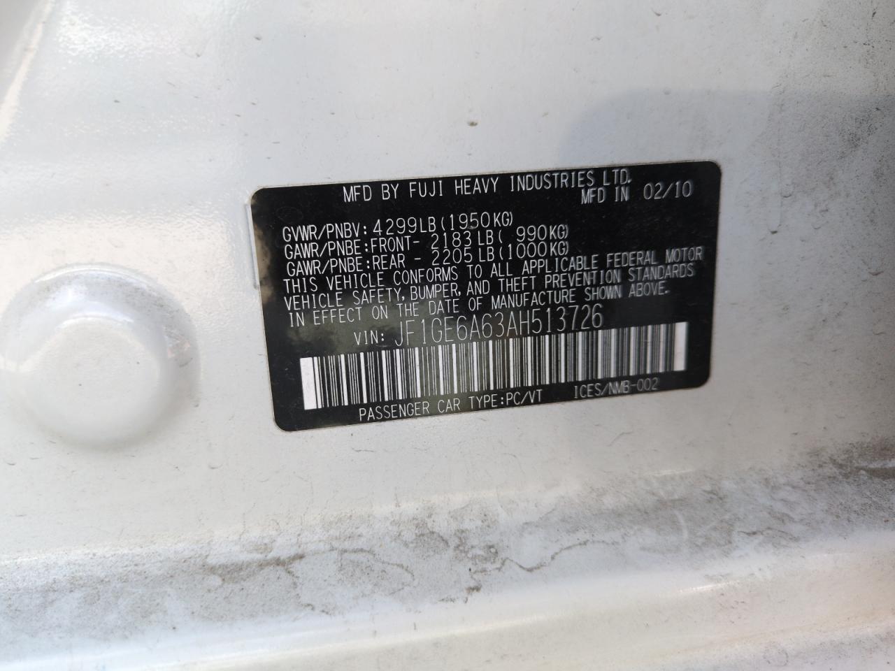 2010 Subaru Impreza - Image 15