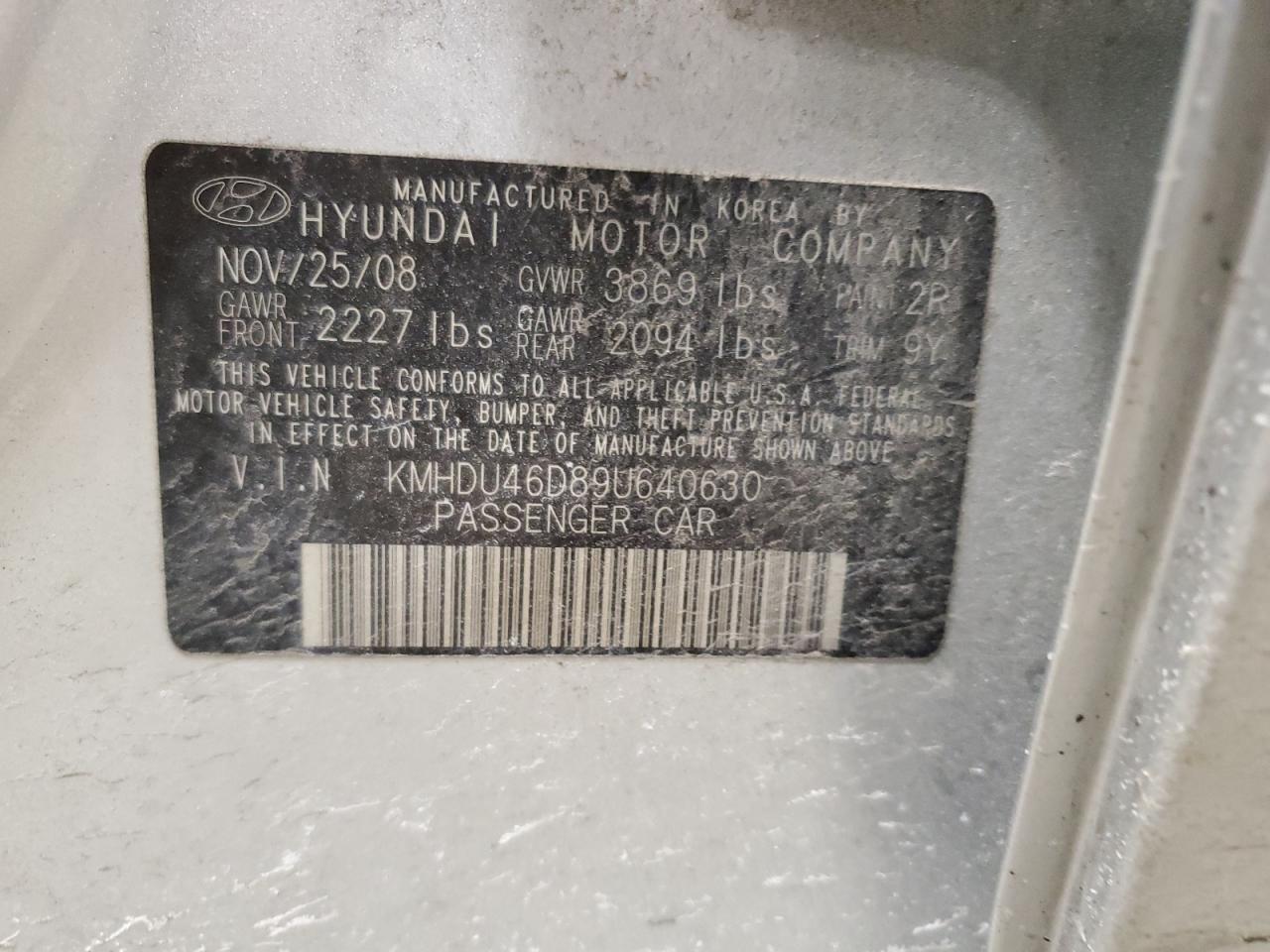 2009 Hyundai Elantra - Image 12
