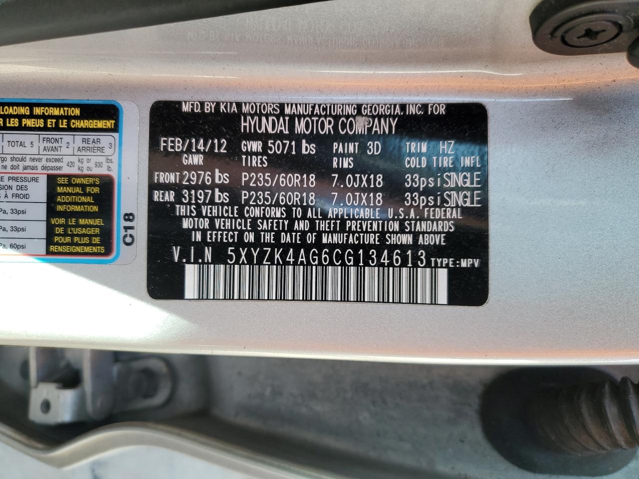 2012 Hyundai Santa Fe - Image 13