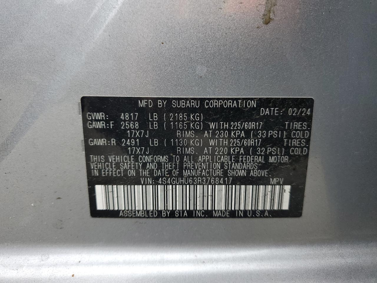 2024 Subaru XV - Image 12
