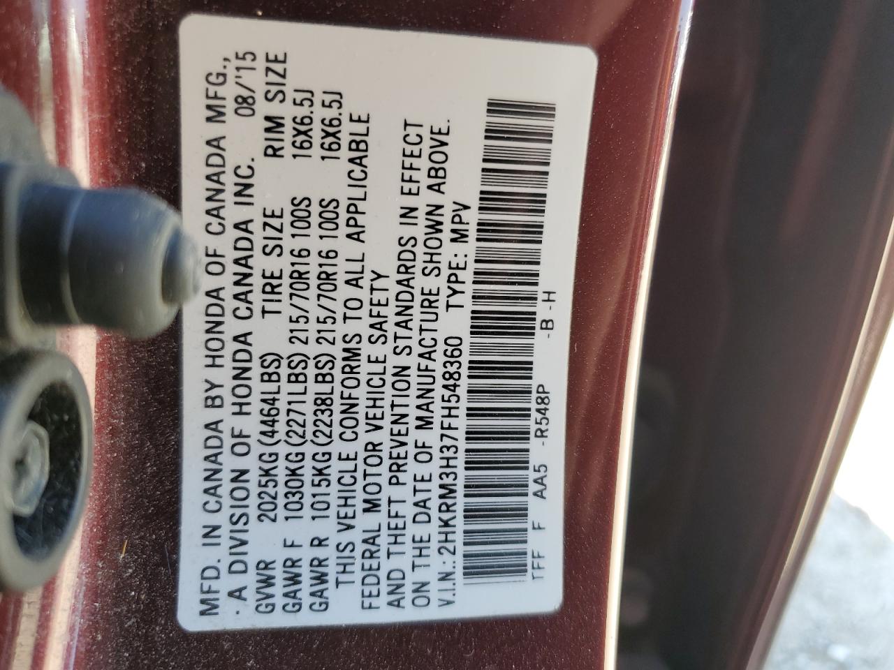 2015 Honda CR-V - Image 13